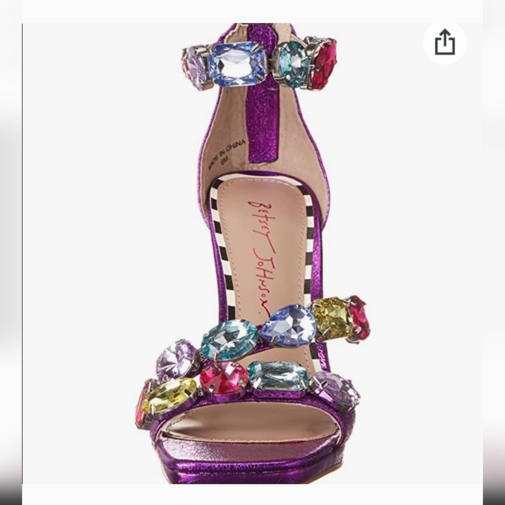 Betsey Johnson Lillie Heeled Sandal - Picture 3 of 10